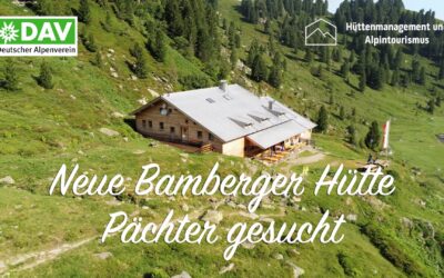 Neue Bamberger Hütte – BEREITS VERPACHTET