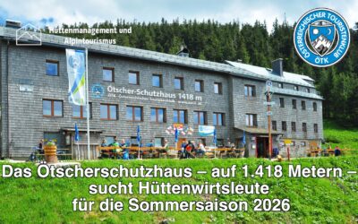 Pächter*in für das Ötscherschutzhaus gesucht ab Sommer 2026